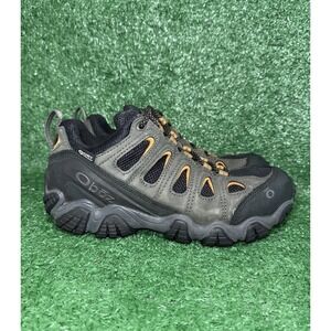 Oboz Hiking Shoes Mens Size 8 Brown Sawtooth Low BDry Waterproof Trail Outdoor